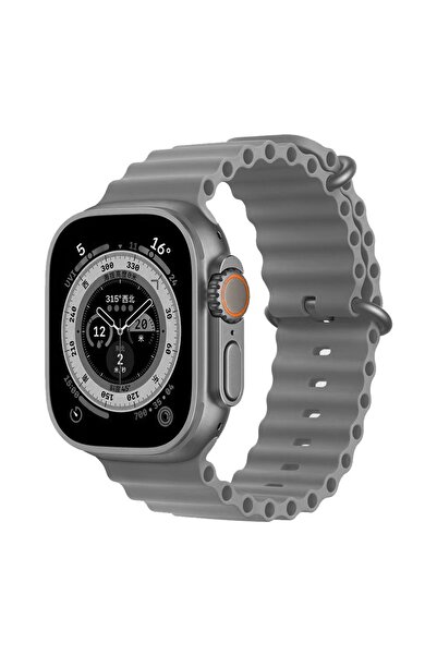 Techmaster Apple Watch 5 6 7 8 9 Ultra 42mm 44mm 45mm Uyumlu Ocean Loop Kordon