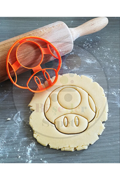 Bi'şeyler Sepeti قالب كوكي ماريو على شكل فطر