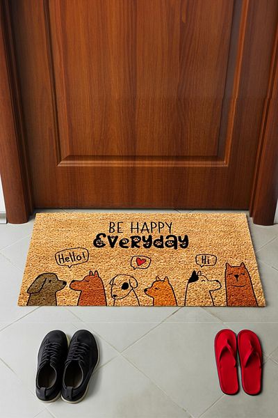 Mega Reyon Digital Printed Modern Decorative Jute Door Mat