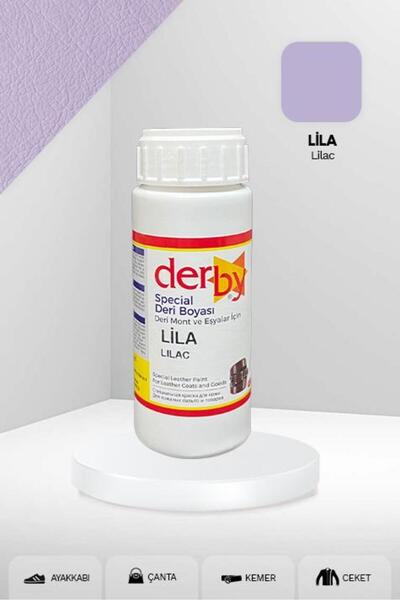 Derby Special Lila Deri Boyası 100 ml / Mont Eşya Çanta Kemer Cüzdan Ayakkabı...