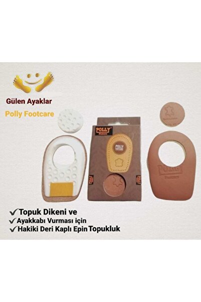 POLLY FOOTCARE GÜLEN AYAKLAR Hakiki Deri Kaplı Topuk Dikeni Ve Ayak Vurması I...