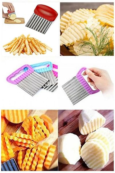 Mithra Life Heredot Chips Potato - Shaped Chopper Chopper, Vegetable and Fruit Slicer