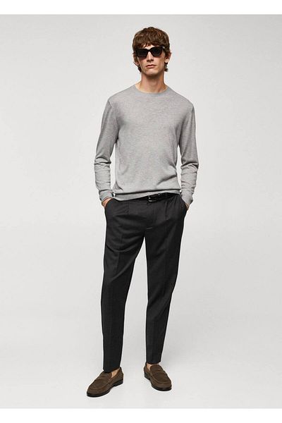 MANGO Man Silk Modal Sweater