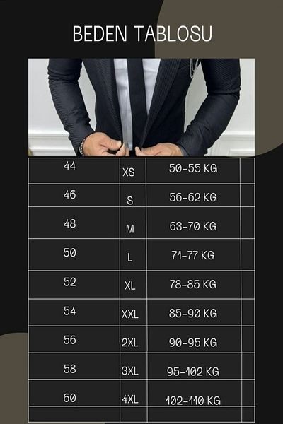 Erenes Star Pattern Mink Color Men's Suit Slim Fit