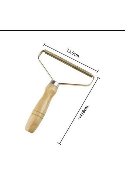 NİVENE Lint and Lint Collector with BAMBOO Handle