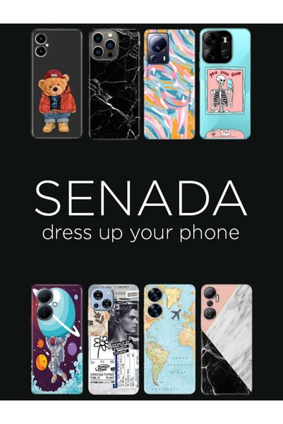 senada Samsung Galaxy A04S Compatible Case Silicone Patterned Illustrated Cover First Love