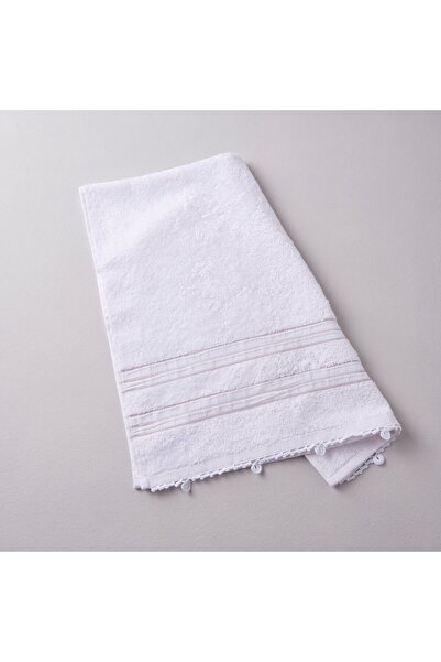 Linens Glenda Bambu 50x85 Cm Yüz Havlusu Beyaz