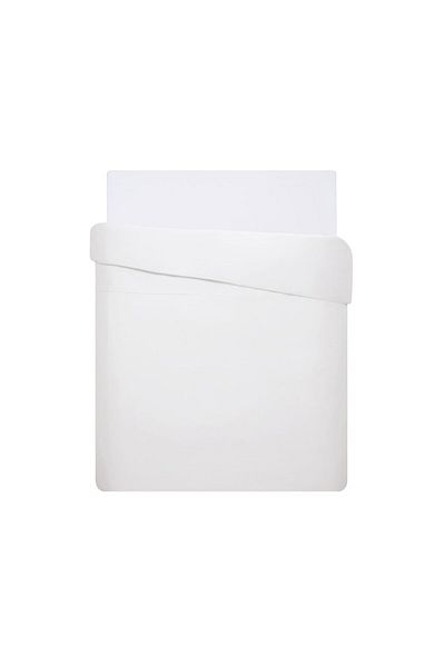Linens Ecru Cotton Single Satin Duvet Cover - Mix&Match