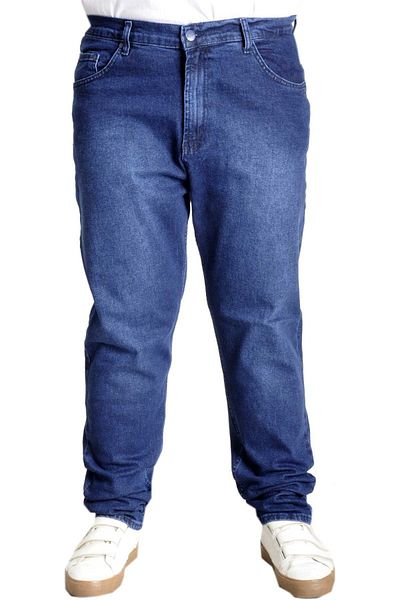 ModeXL Mode Xl Plus Size Men's Jeans Classic Pure Star 23907 Blue