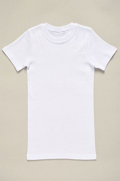 Arma Yıldız Tricou alb pentru băiat, 100% bumbac, pieptănat