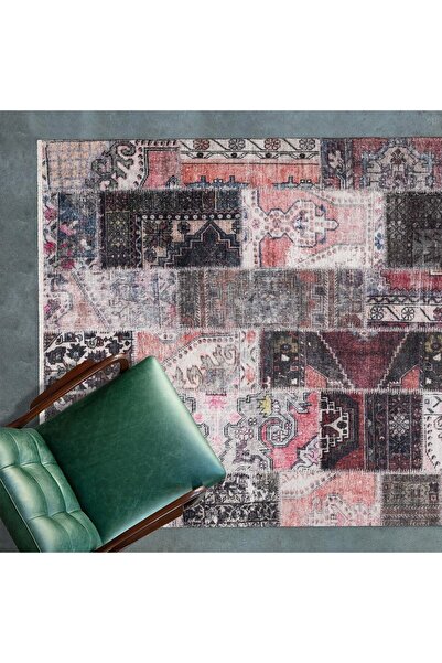 Valery Home Madrid Vl Premium Yıkanabilir Pamuklu Kaymaz Tabanlı Saçaklı Kilim-