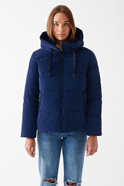 Mavi M1110043-81774-22k Kapüşonlu Cket Lacivert Kadın Ceket