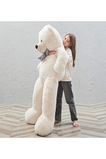 Sole 150 Cm Plush Bear with Bow Tie - Giant Size, 100% Domestic - Special Gift for Lover