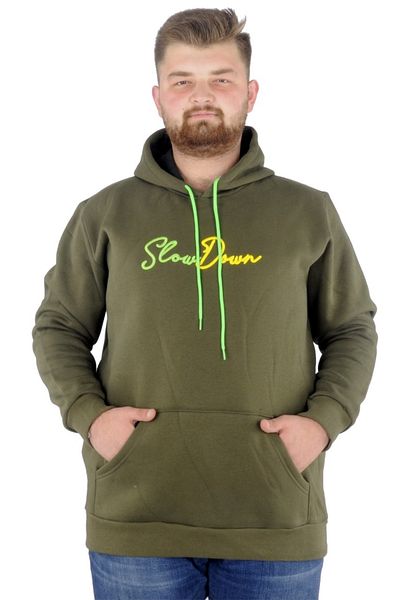 ModeXL Ανδρικό Sweat Kapson - Mode XL, Slow Down 22564, Χακί