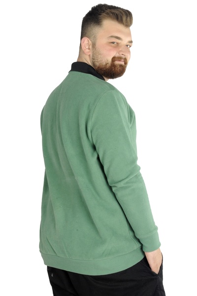 ModeXL Men's Sweat Polo with Pocket - Thessaloniki Basic 20441