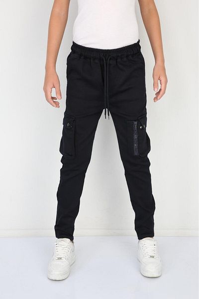 Pina Kids Boy's Cargo Trousers Canvas Lycra Pocket