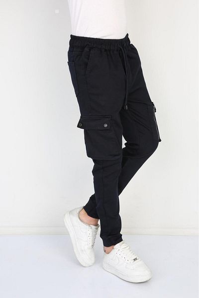 Pina Kids Boy's Cargo Trousers Canvas Lycra Pocket