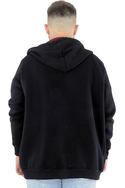 ModeXL Mode Xl Ανδρικό φούτερ με κουκούλα με φερμουάρ Nyc 22520 Navy Blue