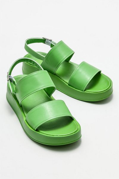 Elle Shoes Green Women's Sports Sandals