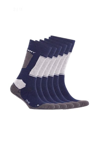 OIL COMPANY Θερμικές κάλτσες 6 συσκευασιών Navy Blue Unisex Ocs008