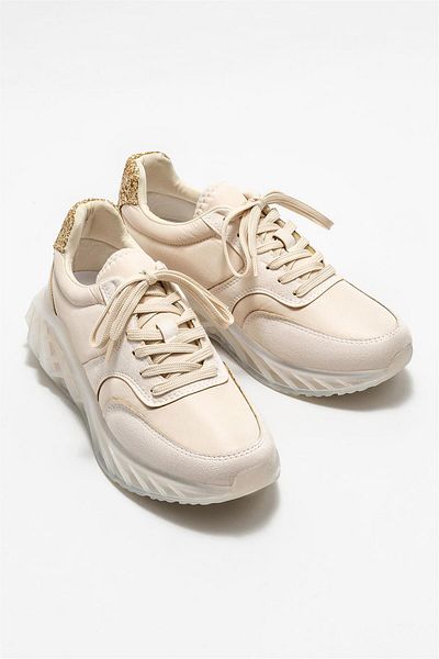 Elle Shoes حذاء رياضي نسائي - بيج