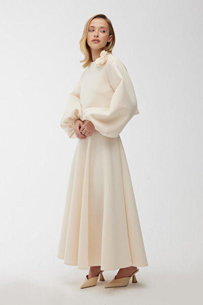 Manuka Μπλούζα με μπαλόνι καρφίτσα Μπεζ