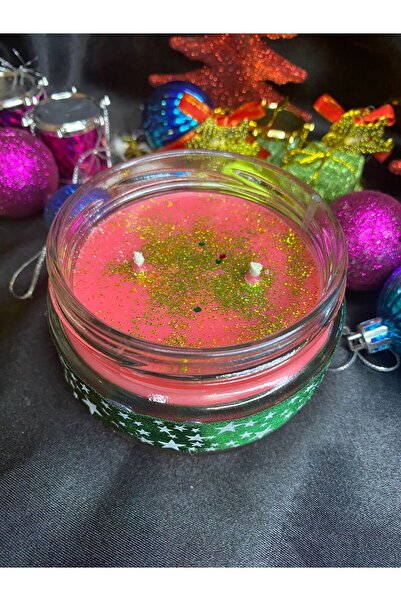 Daphne Candles Aksesuar Hediyelik Ve Dekoratif Yılbaşı Konseptli Simli Kokulu...