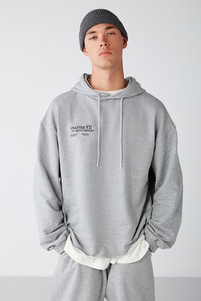 GRIMELANGE Σετ ανδρικής φόρμας Leox Comfort Fit με κεντημένη κουκούλα Grimelange