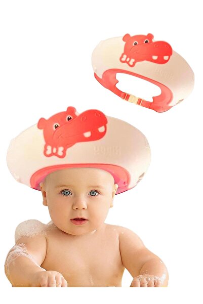MooieBaby's Hippo Banyo Şapkası , Slikon Çocuk Duş Tacı , Sevimli Hipopotam ,...