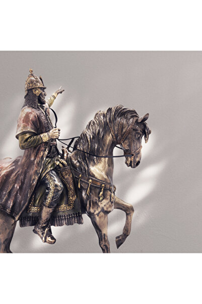 maketistan Veronese Fatih Sultan Mehmet Figürü, Bronz El Boyaması, Dekoratif ...