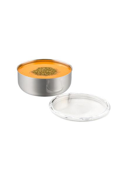 ÖzSa Home 3-Piece Stainless Steel Luxury 6-Piece Vacuum Storage Container Set with Leak-Proof Lid