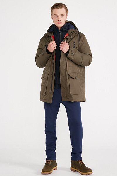 Jepublic MEN'S KHAKI COAT