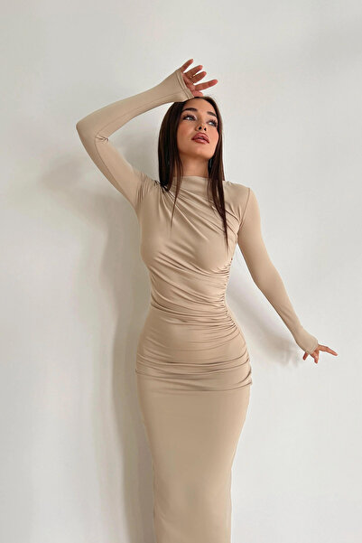 Sorridi فستان ماكسي بيج - كايلي، تفاصيل ثنيات