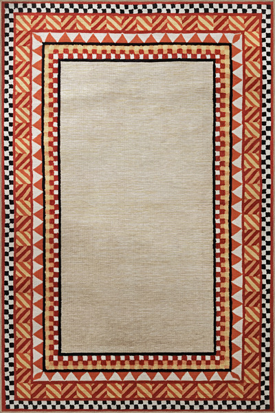 Rugs Modern Halı Gray Themed Multicolor Exterior Mixed Geometric Shape Patter...