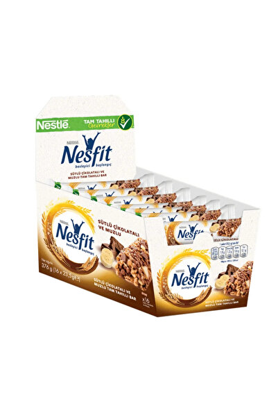 Nestle Nesfit Muzlu Çikolatalı Tam Tahıllı Bar 16 Lı
