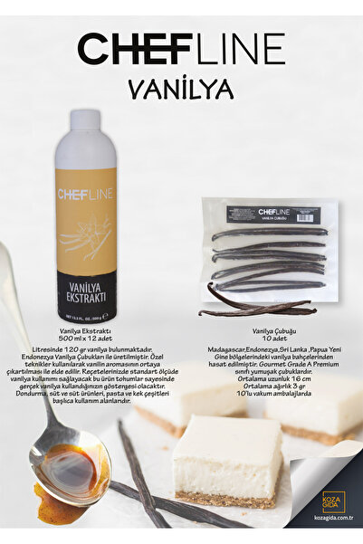 Chefline Vanilya Çubuğu Cheflıne 10'lu Paket