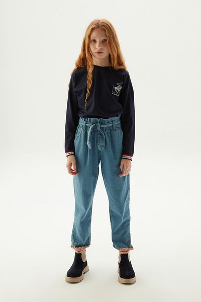 Beverly Hills Polo Club BG Store Girl's Navy Blue Trousers 23FW0BHG218