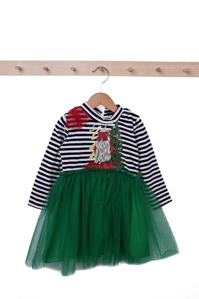 Rise Raba Rochie de Anul Nou pentru fetiță cu model din tul 3-6 ani
