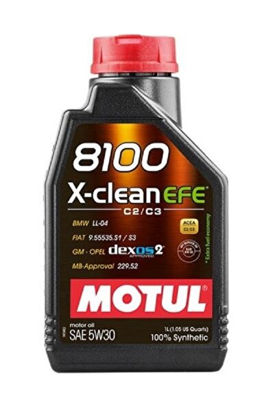 Motul 8100 X-Clean Efe 5W-30 1 Litre Motor Yağı ( Üretim Yılı :2023 )