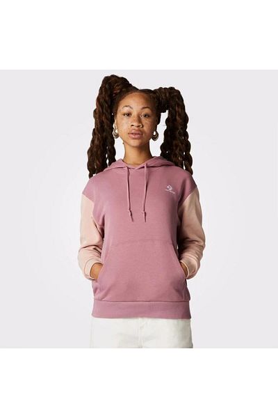 Womens pink 2025 converse hoodie