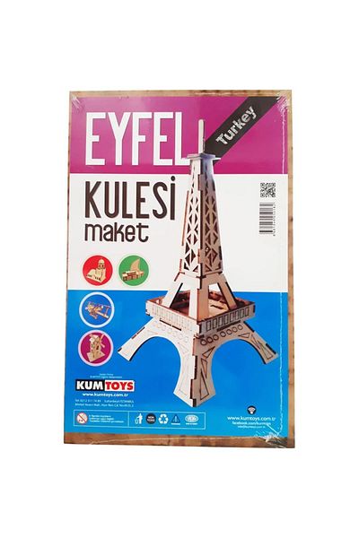 tüftürük Kumtoys Wooden Model Eiffel Tower 1452256262