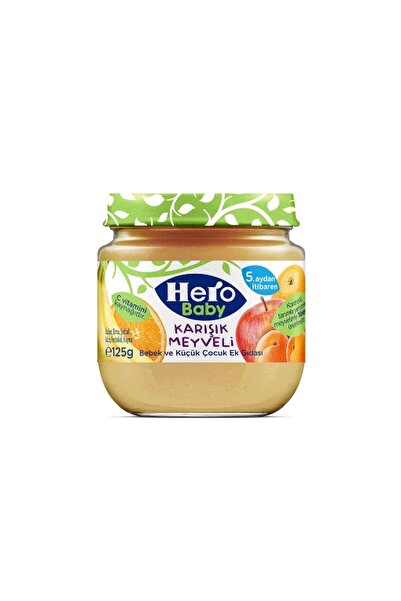 Hero Baby 12'li Hero Baby Karışık Meyveli 125 Gr.
