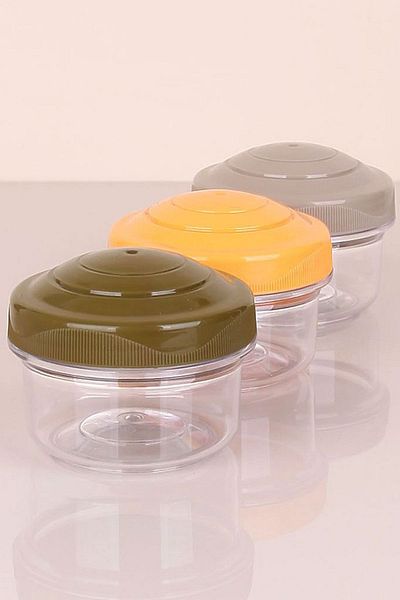 ELEGANCEV PLASTIC MINI STORAGE BOX - STORAGE CONTAINER - SET OF 3 - 150 ML