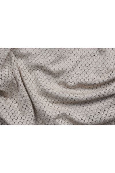 AKÇA TEKSTİL LARGE HONEYCOMB MODEL MINK COLOR SINGLE WING Ready planted Pleated Background Curtain 75*260 cm