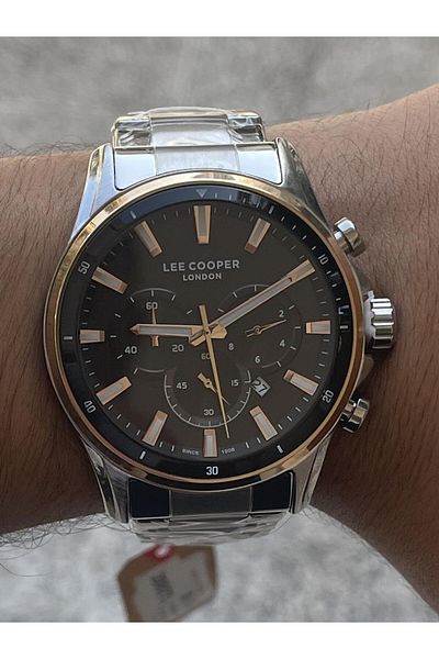 Lee Cooper All Functions Active Steel Men's Wristwatch Lcr.lmg.07699.650