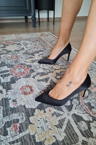 Topukla Footwear 036 468 Topukla Kadın Sivri Burun 8 cm Topuklu Klasik Stiletto