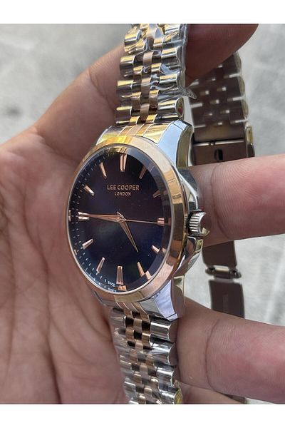 Lee Cooper Navy Blue Dial Steel Men's Wristwatch Lcr.lmg.07443.590
