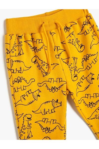 Koton Baby Boy Sweatpants Mustard 4wmb40055tk