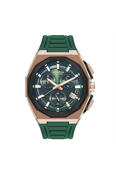 Quantum Pwg1078.865 Silicone Cord Men's Wrist Watch
