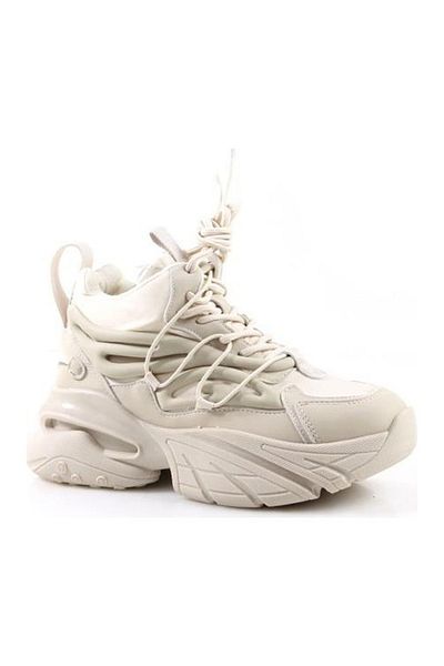 Guja 23K339 Pantofi de damă, bej, cu platformă groasă, pentru exterior, pentru drumeții ortopedice, pantofi sport importați, botine la gleznă